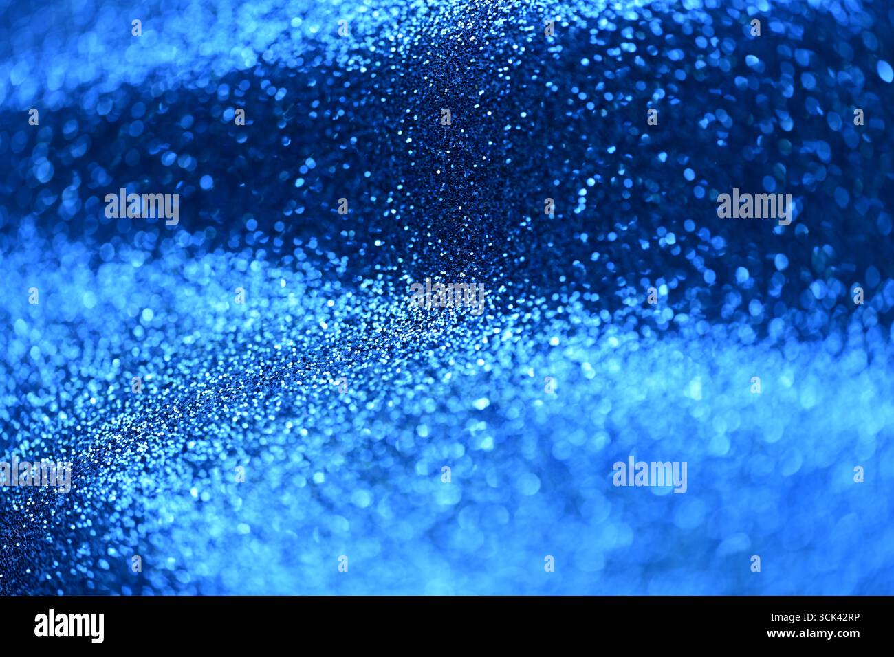 Marineblauer Glitzer Textur Hintergrund funkelnd glänzendes Geschenkpapier Feiertags saisonale Tapetendekoration, Gruß- und Hochzeitseinladungskarte Design e Stockfoto