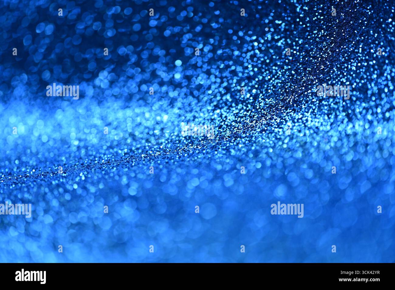 Marineblauer Glitzer Textur Hintergrund funkelnd glänzendes Geschenkpapier Feiertags saisonale Tapetendekoration, Gruß- und Hochzeitseinladungskarte Design e Stockfoto