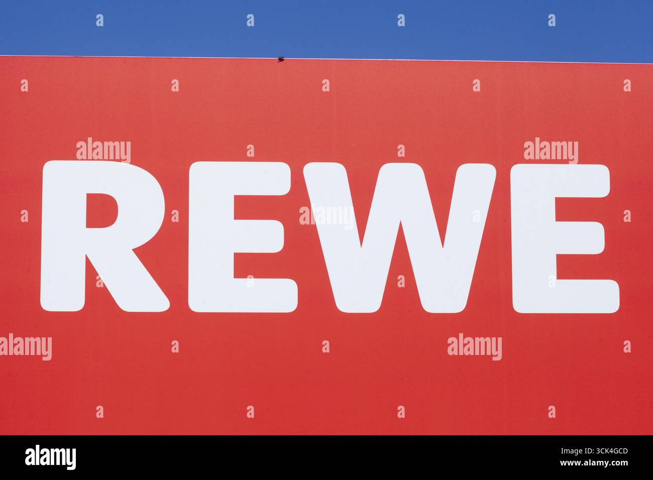 REWE Marken-Discount, Logo, Deutschland Stockfoto