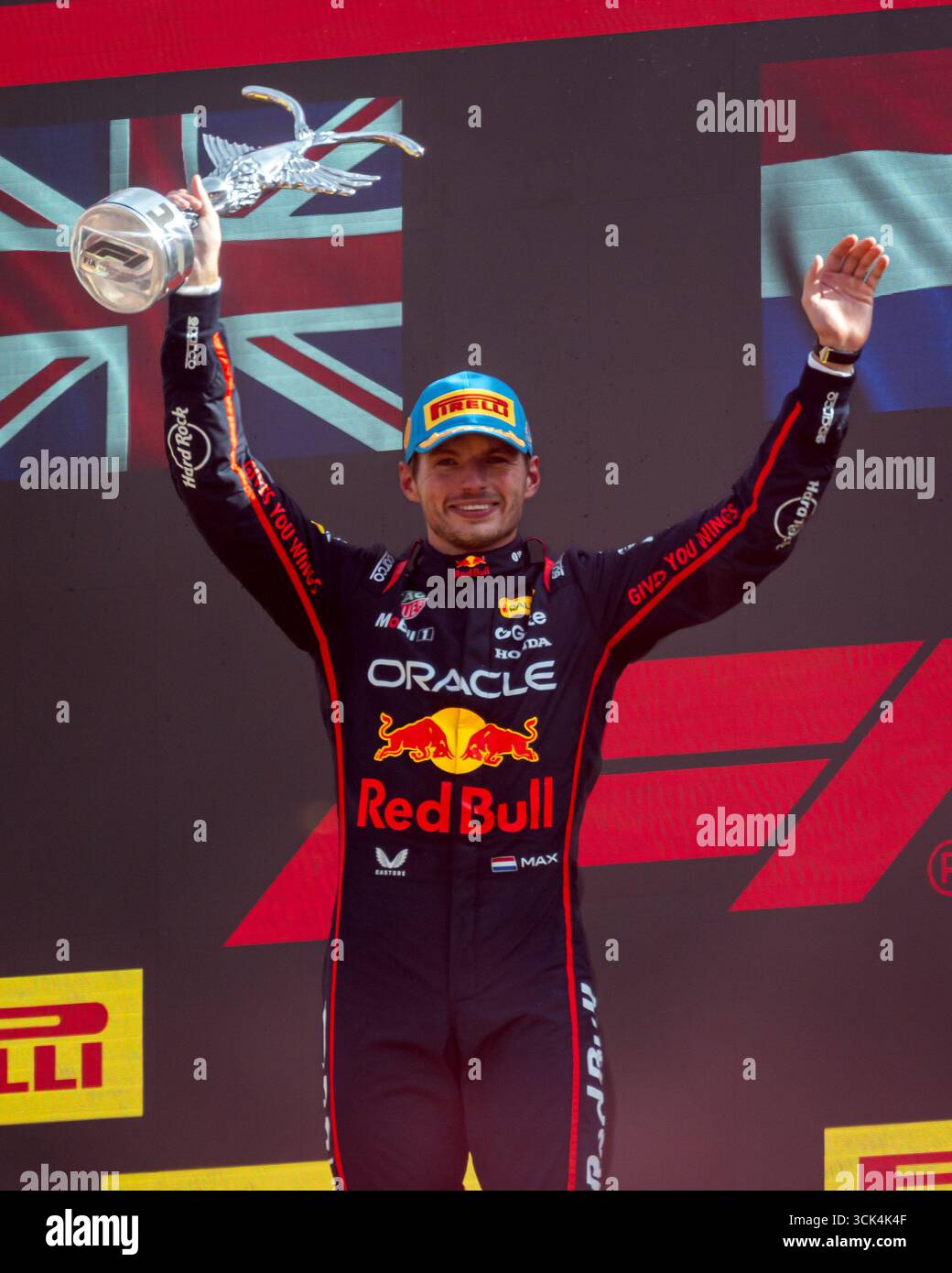 Podium beim Grand Prix von Italien Monza 2025 Temple of Speed Stockfoto