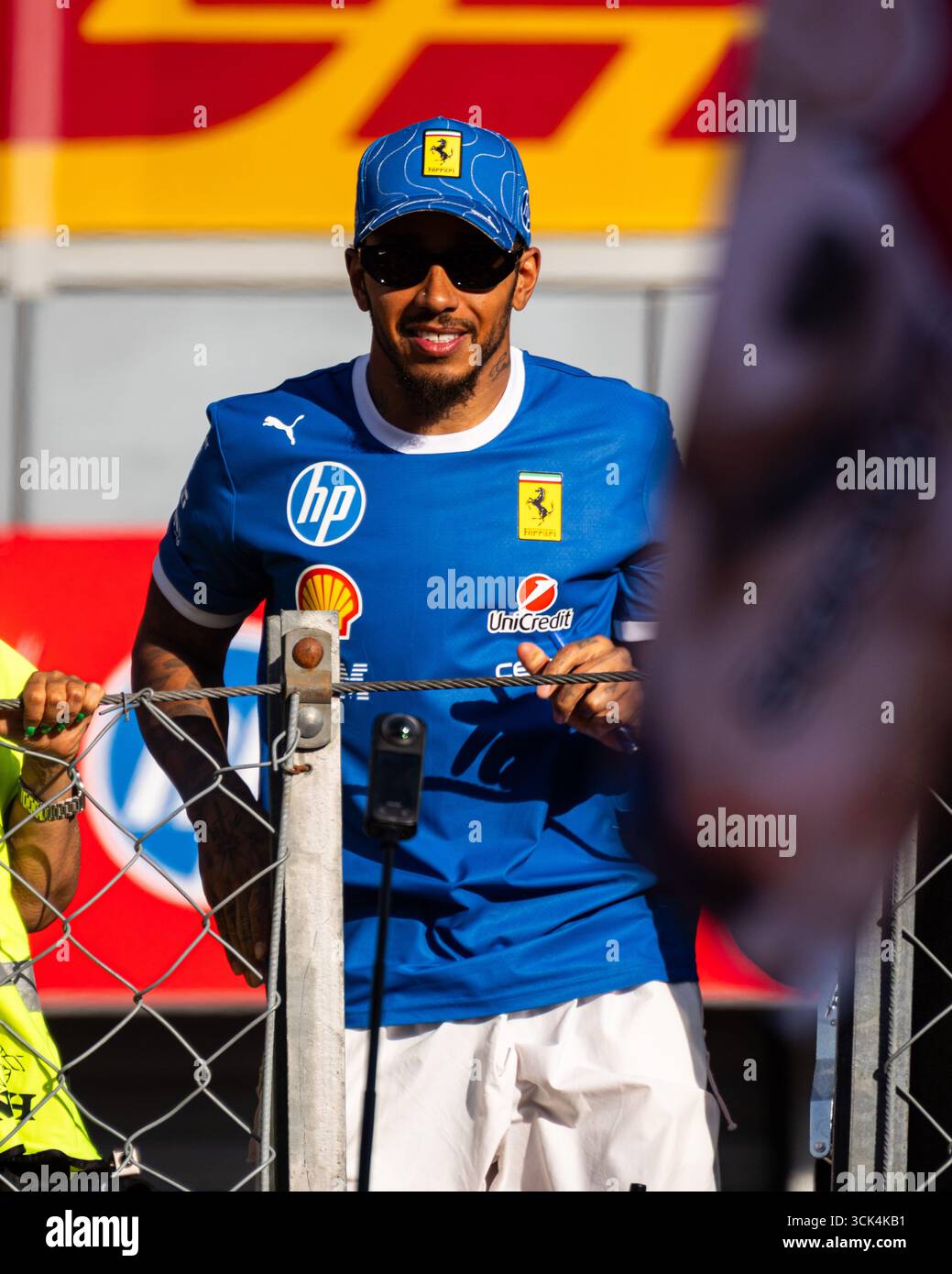 Podium beim Grand Prix von Italien Monza 2025 Temple of Speed Stockfoto
