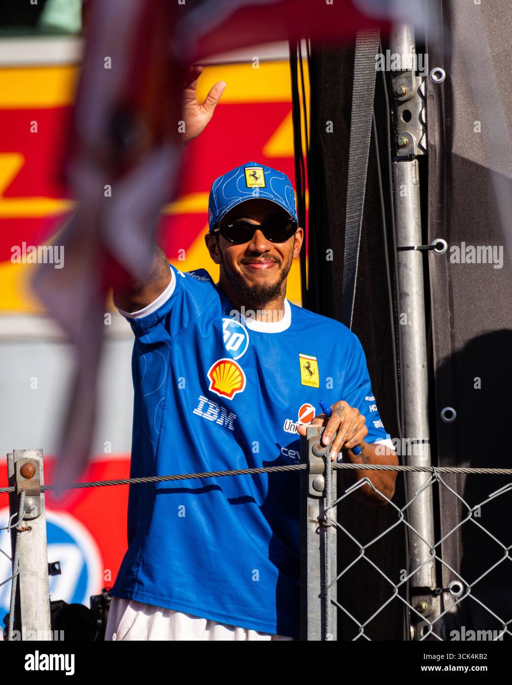 Podium beim Grand Prix von Italien Monza 2025 Temple of Speed Stockfoto