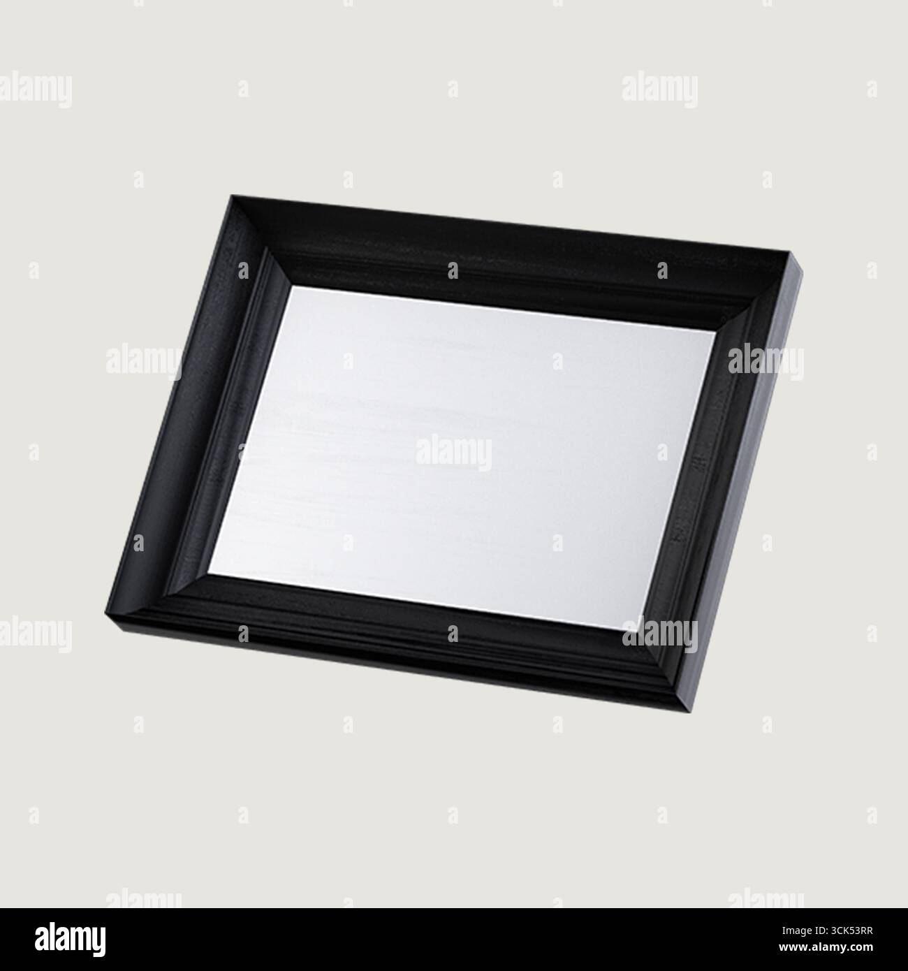 Ein niedliches 3D-Konzept mit Formen, die auf einem einfachen Hintergrund isoliert sind und für Ihr Designelement passen. Stockfoto