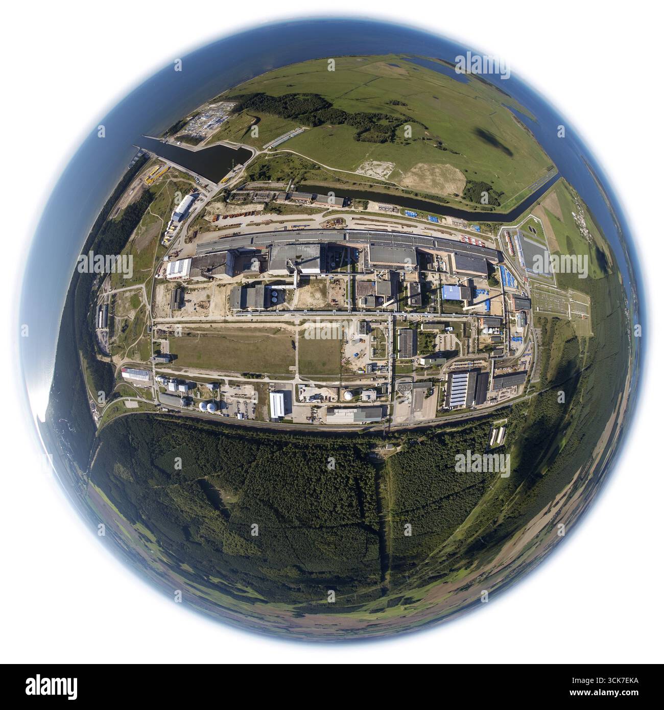 Reaktorhaus ehemaliges Kernkraftwerk Lubmin, Lubmin, Greifswalder Bodden, Mecklenburg-Vorpommern, Deutschland, Europa, AERI Stockfoto