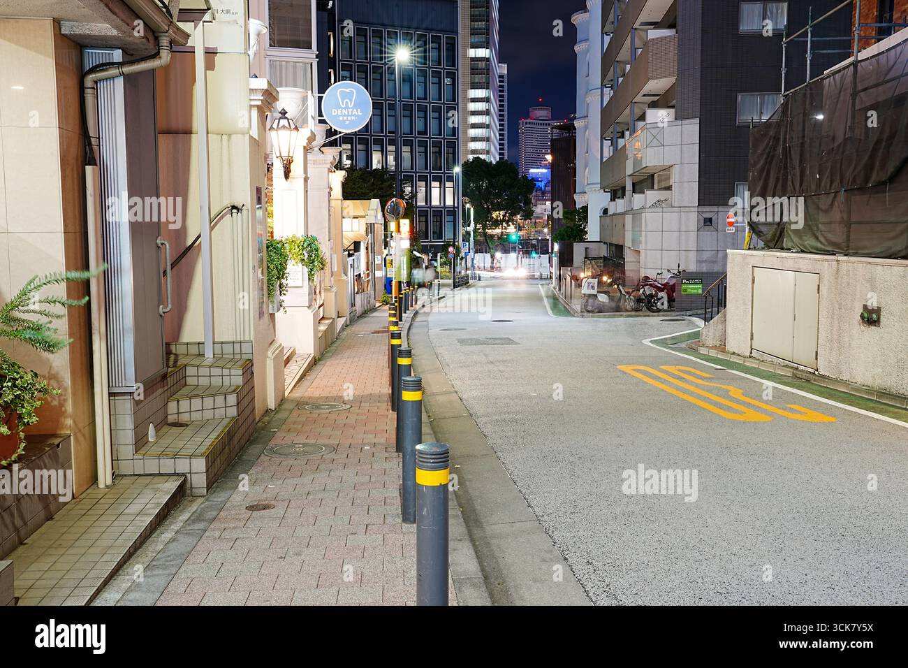 Malerische Straße, Akasaka, Tokio Japan Stockfoto