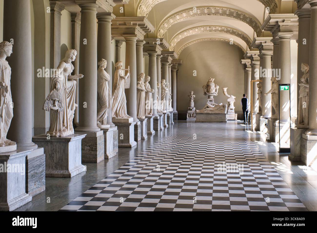 Skulpturen gesammelt von König Gustav III. Von Schweden, Museum für Antiquitäten im Stockholmer Königspalast Stockfoto