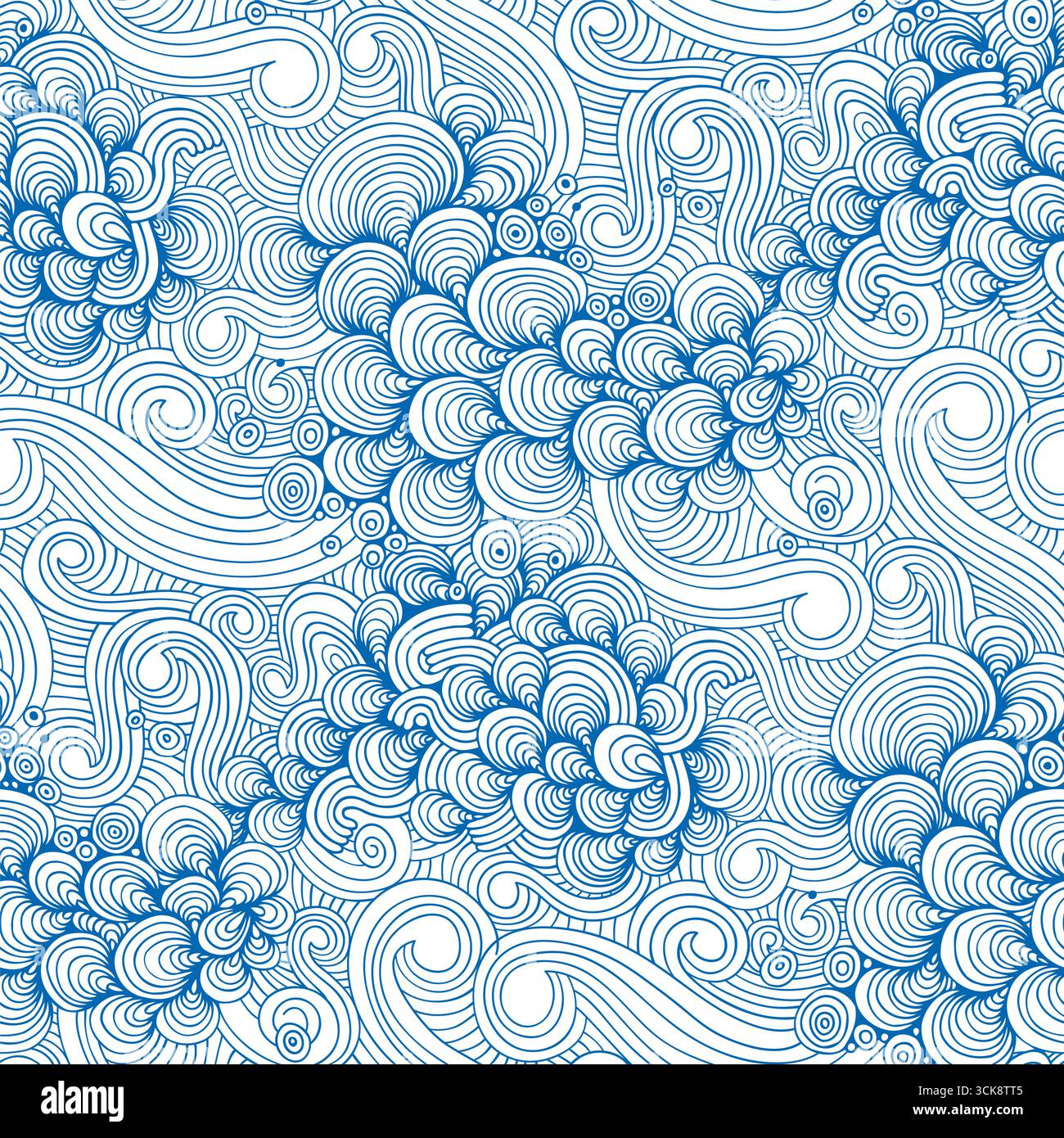 Nahtloses Muster mit normalem Stil Stock Vektor