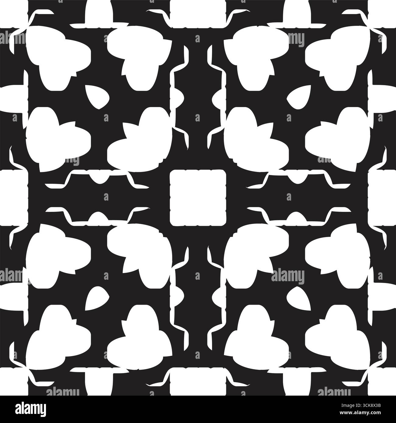 Nahtloses Muster mit normalem Stil Stock Vektor