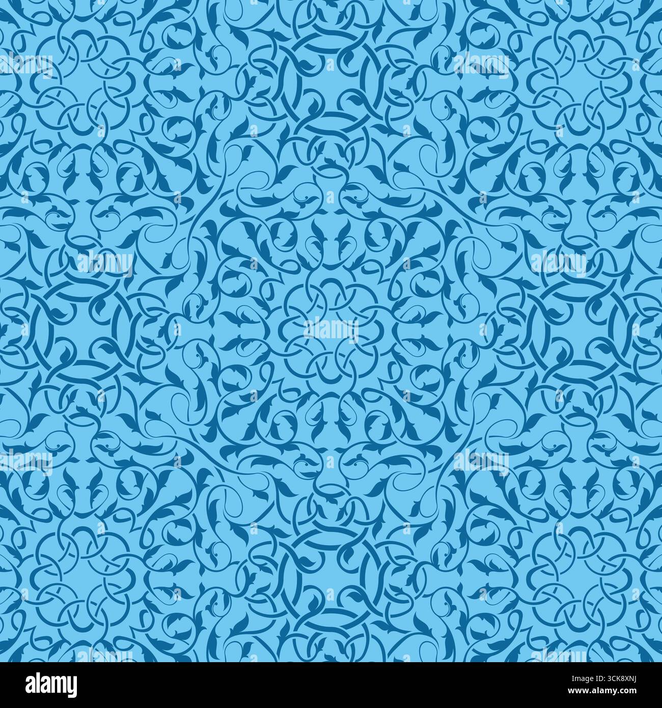 Nahtloses Muster mit normalem Stil Stock Vektor