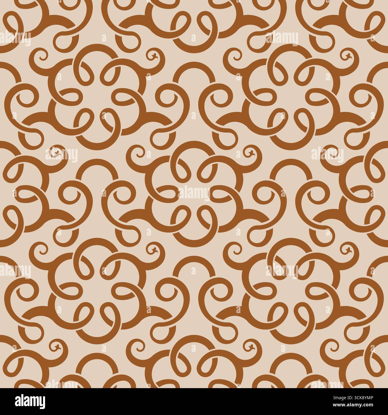 Nahtloses Muster mit normalem Stil Stock Vektor