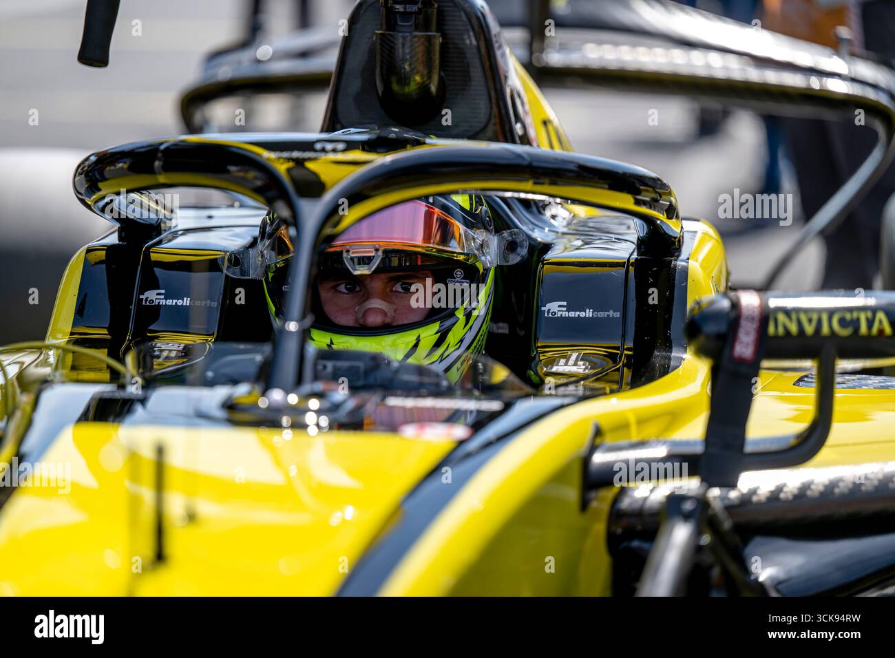 Monza, Italien, 6. September 2025, Alex Dunne, Teilnahme am Grand Prix Qualifying von Italien 2025, das in Monza, Italien stattfindet. Quelle: Michael Potts/Alamy Live News Stockfoto