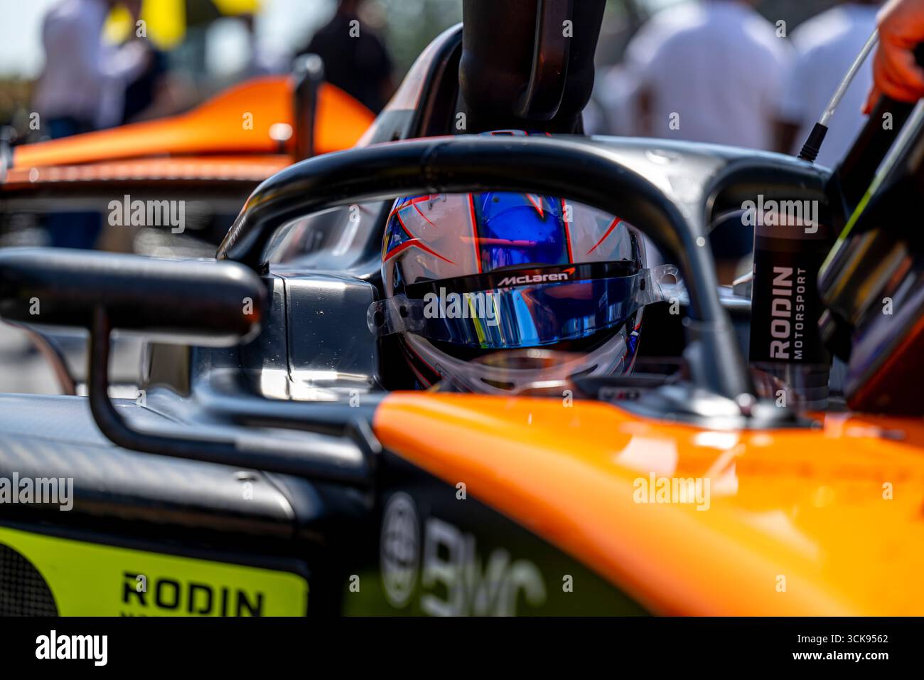 Monza, Italien, 6. September 2025, Alex Dunne, Teilnahme am Grand Prix Qualifying von Italien 2025, das in Monza, Italien stattfindet. Quelle: Michael Potts/Alamy Live News Stockfoto