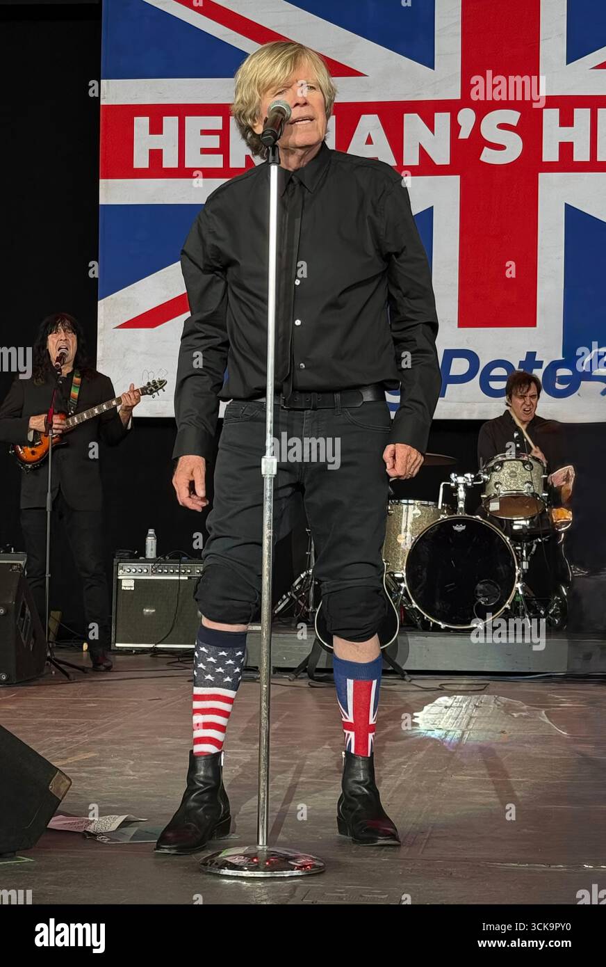9/2025 Hiolmdel, NJ Hermans Hermits Frontmann Peter Noone tritt im PNC Bank Arts Center John Barrett/PHOTOlink auf Stockfoto