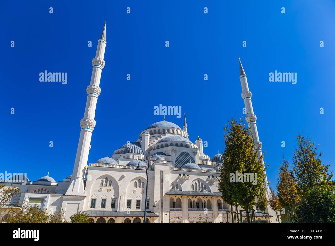 Grand Camlica Moschee in Istanbul, Türkei Stockfoto