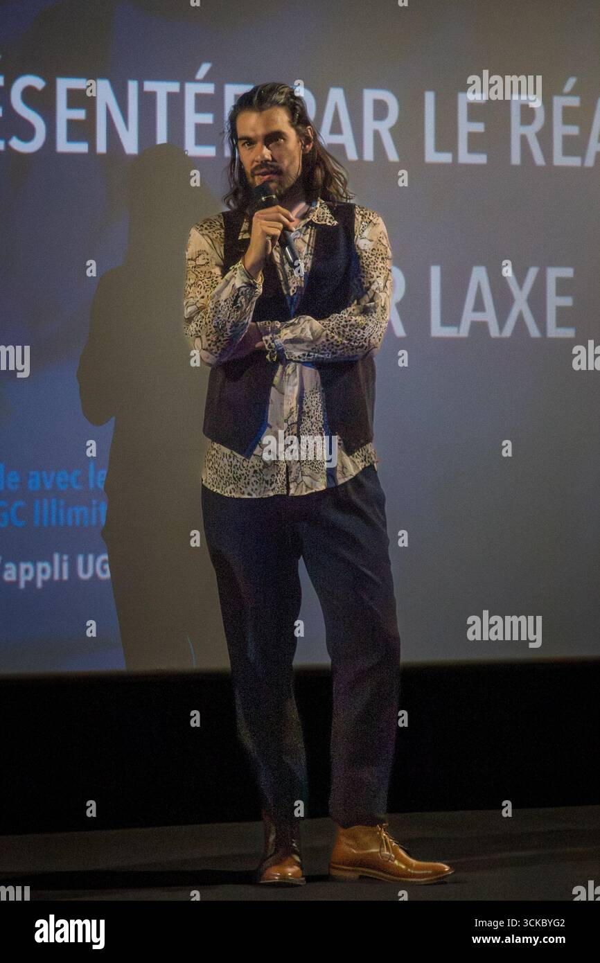 Paris, Frankreich, 10. September 2025. REGISSEUR OLIVER LAXE - THEATERVORFÜHRUNG FÜR „SIRAT“ BEI UGC GOBELINS Foto von Jacques Julien/Alamy Live News Stockfoto