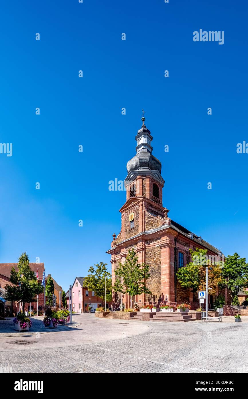 Altstadt von Alzenau, Bayern, Deutschland Stockfoto