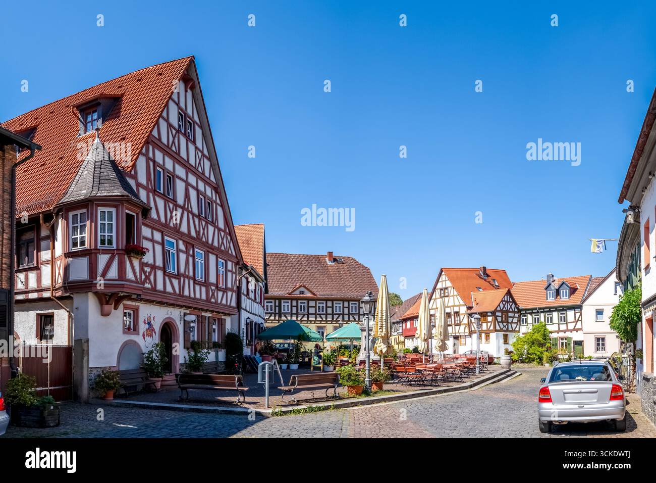 Altstadt von Hanau Steinheim, Hessen, Deutschland Stockfoto