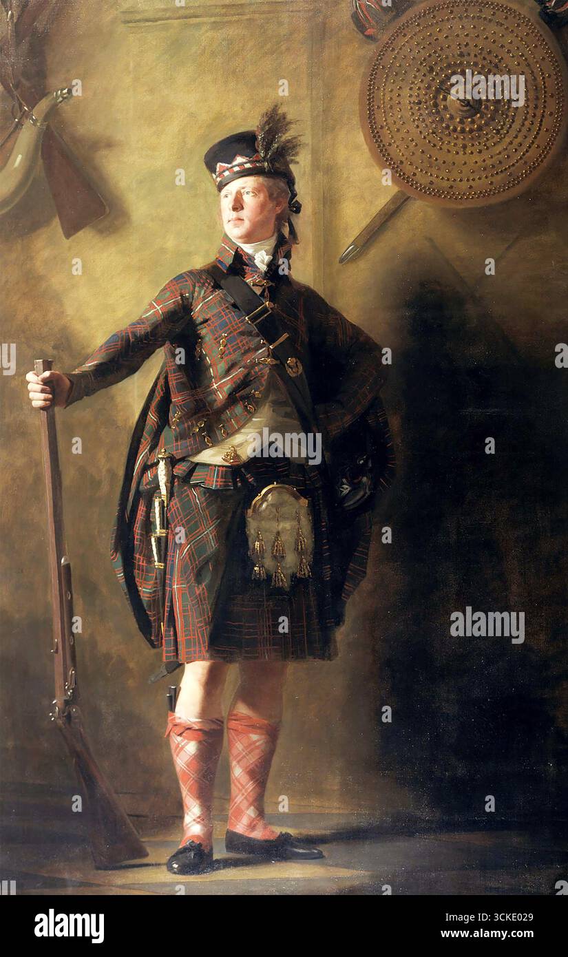 ALASTAIR RANALDSON MACDONELL of Glengarry (1773–1828) schottischer Grundbesitzer, der an den Highland Clearances beteiligt war Stockfoto
