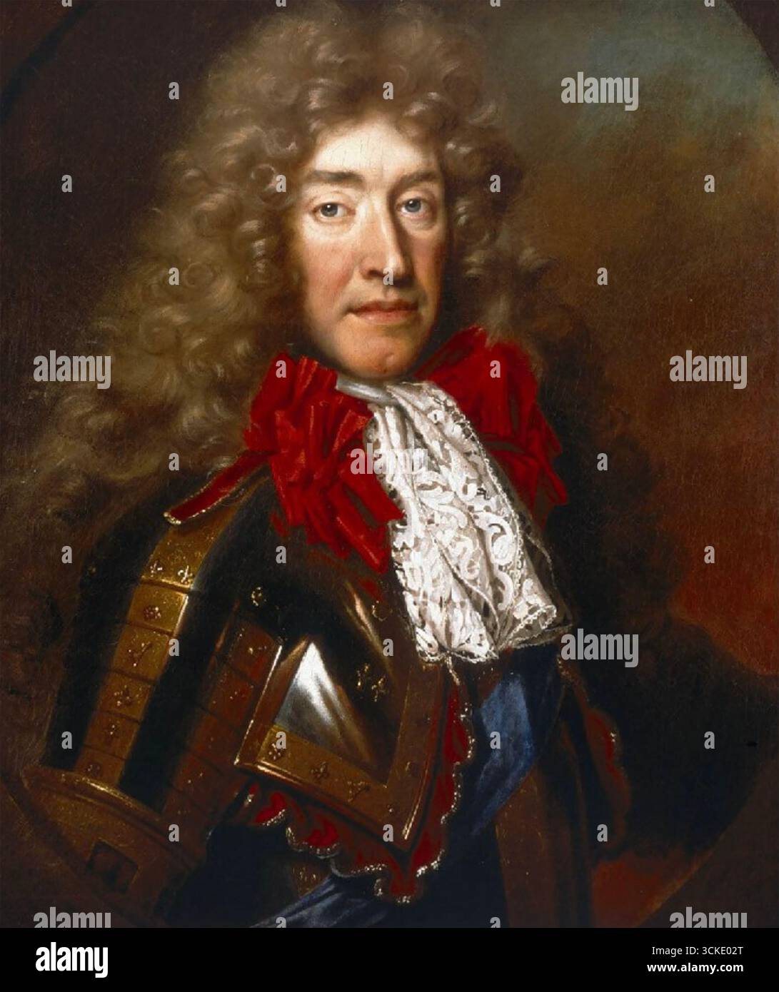 JAKOB II. Und VII. (1633–1701) von Nicholas de Largillière um 1686 Stockfoto
