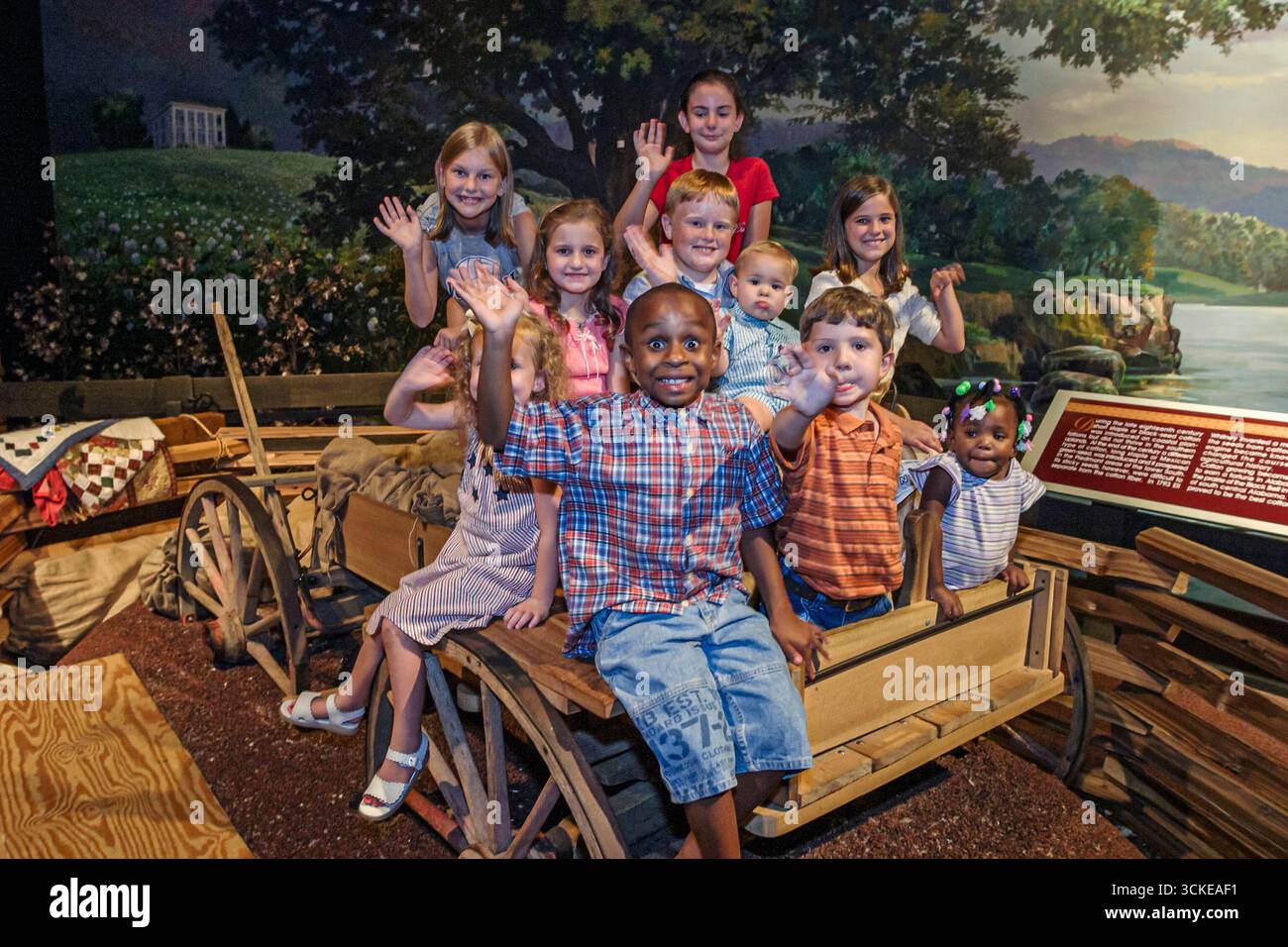 Alabama Madison County, Huntsville, EarlyWorks Kindermuseum, Geschichte, Sammlungen, Ausstellungsausstellung Sammlung, fördern, Produktprodukte Verkauf anzeigen Stockfoto