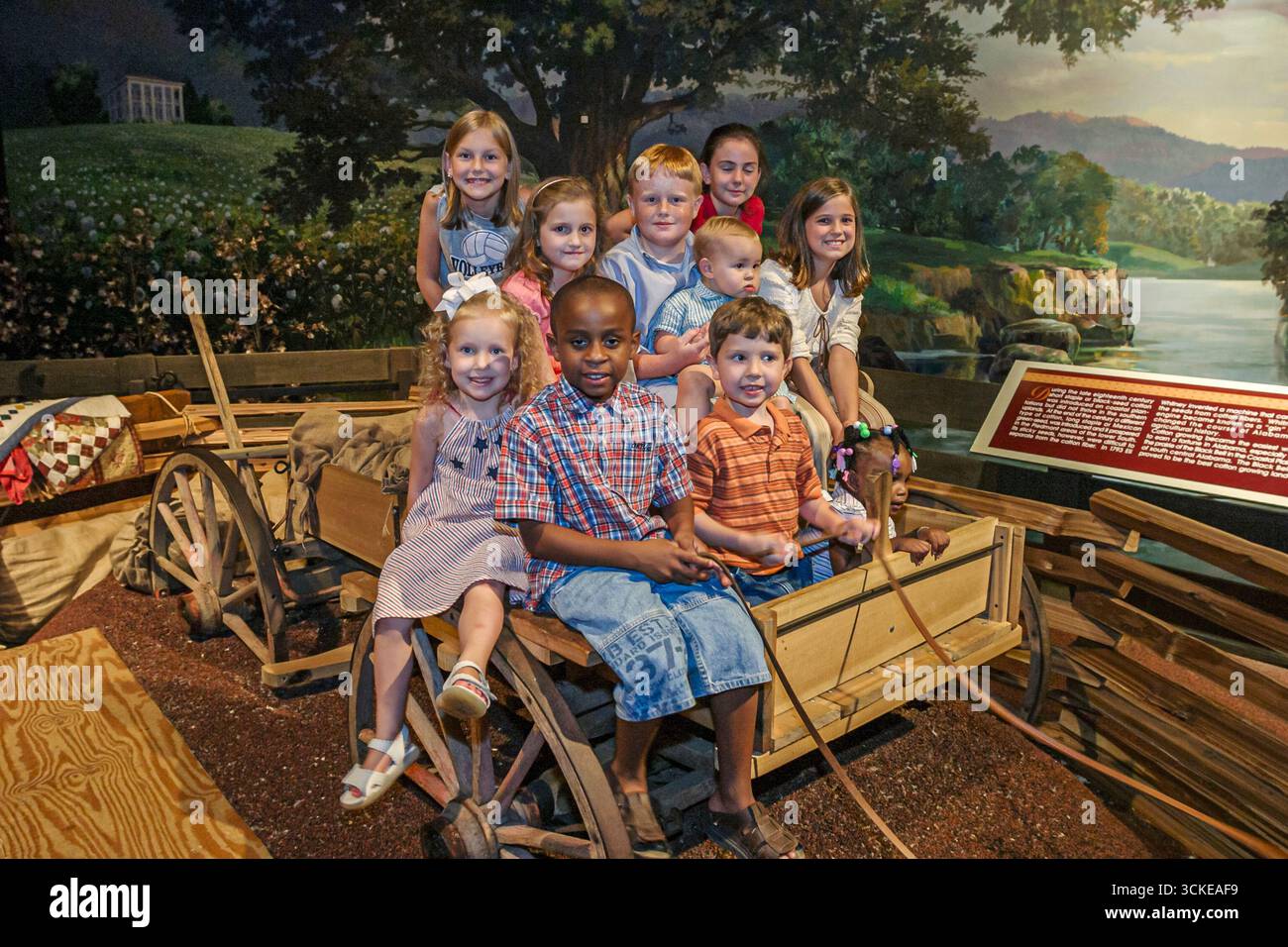 Alabama Madison County, Huntsville, EarlyWorks Kindermuseum, Geschichte, Sammlungen, Ausstellungsausstellung Sammlung, fördern, Produktprodukte Verkauf anzeigen Stockfoto