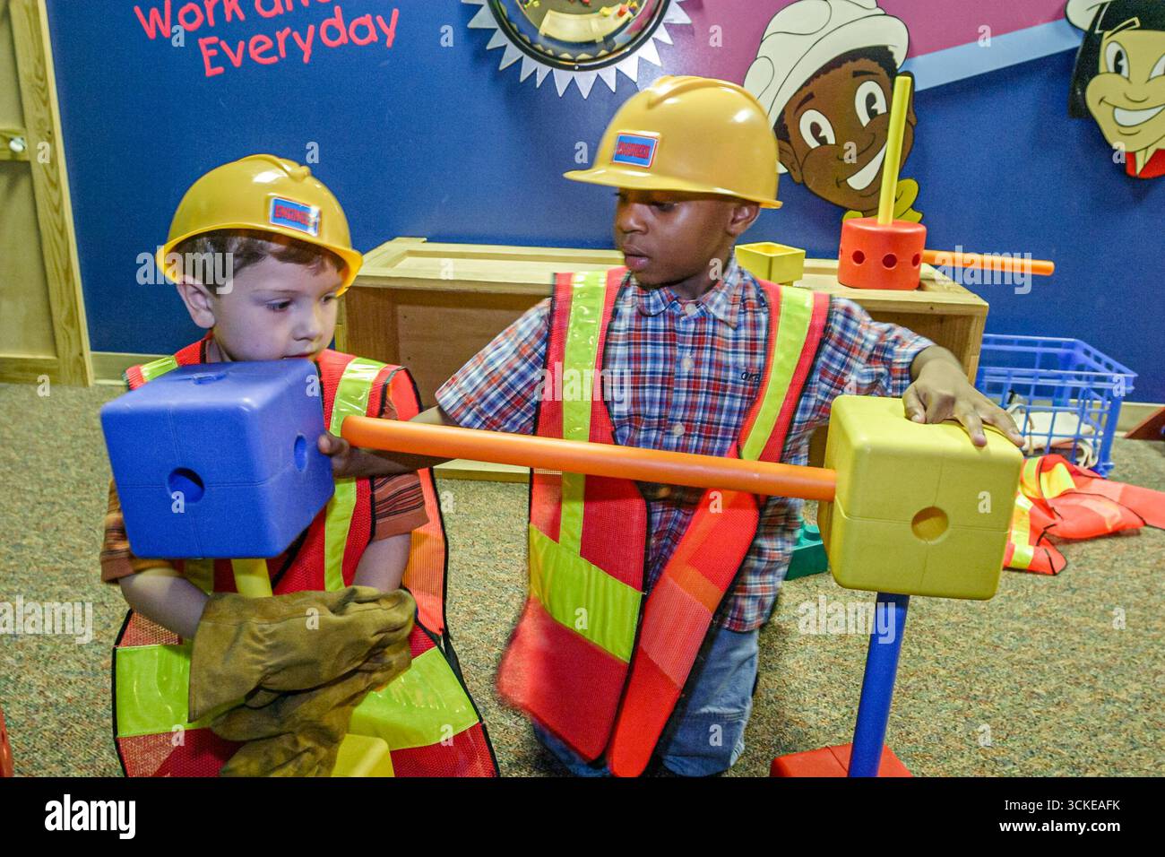 Alabama Madison County, Huntsville, EarlyWorks Kindermuseum, Geschichte, Sammlungen, Ausstellungsausstellung Sammlung, fördern, Produktprodukte Verkauf anzeigen Stockfoto