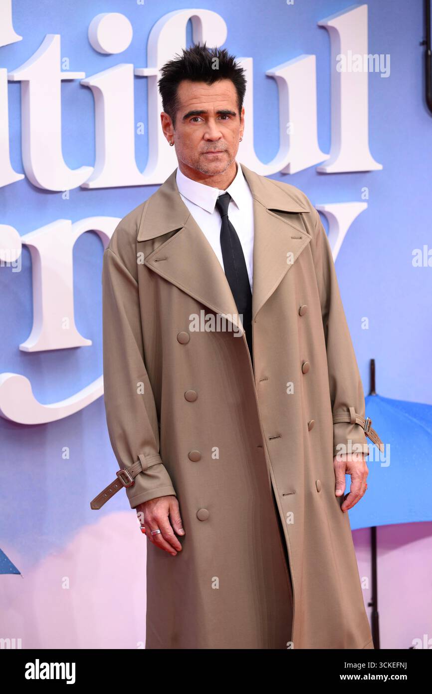 London, Großbritannien. September 2025. Colin Farrell besucht die A Big Bold Beautiful Journey European Premiere am Leicester Square. Quelle: Doug Peters/EMPICS/Alamy Live News Stockfoto