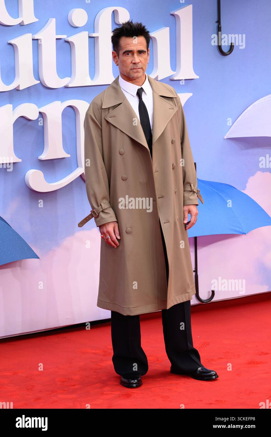London, Großbritannien. September 2025. Colin Farrell besucht die A Big Bold Beautiful Journey European Premiere am Leicester Square. Quelle: Doug Peters/EMPICS/Alamy Live News Stockfoto