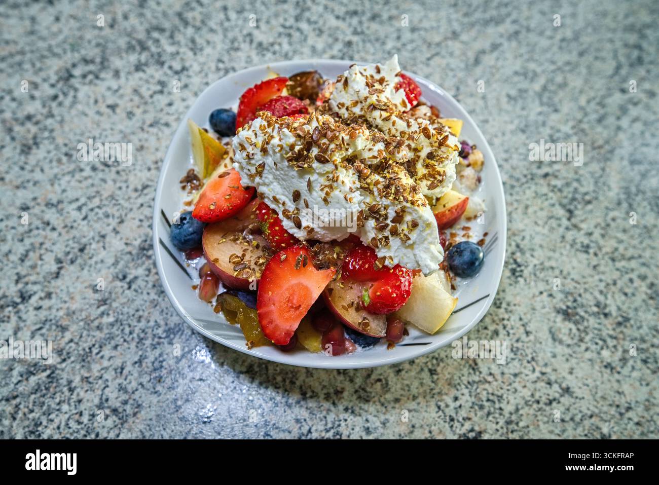 Leckeres Müsli - Gesunder Lifestyle mit vielen Vitaminen 4 Stockfoto