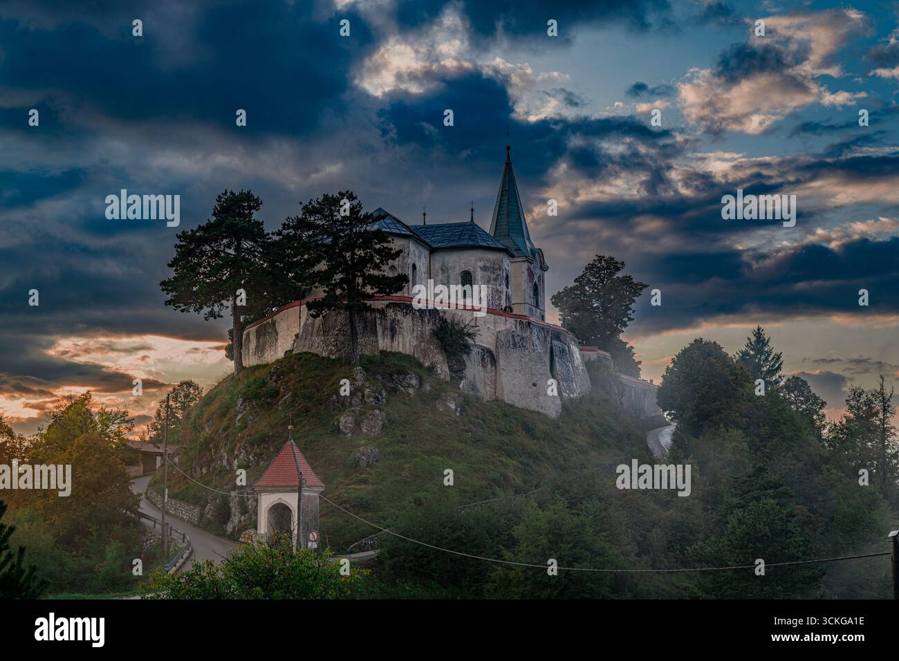 Kirche des Heiligen Kreuzes Stockfoto