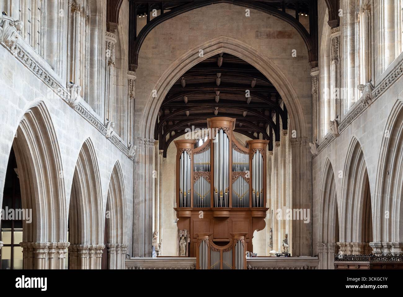 Oxford, Großbritannien 9. Juli 2025 die Universitätskirche St. Mary the Virgin (St. Mary's oder SMV) im Inneren Stockfoto