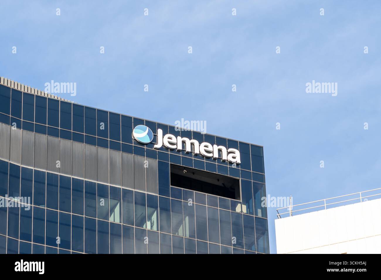 Hauptsitz von Jemena in Melbourne, VIC, Australien. Stockfoto