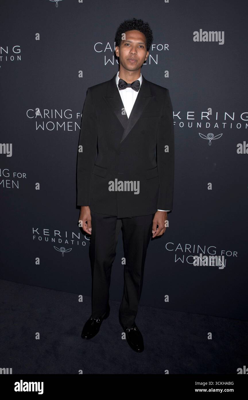 Tyler Mitchell beim Kering Foundation Caring for Women Dinner 2025 im Restaurant The Pool. New York, 11.09.2025 Stockfoto