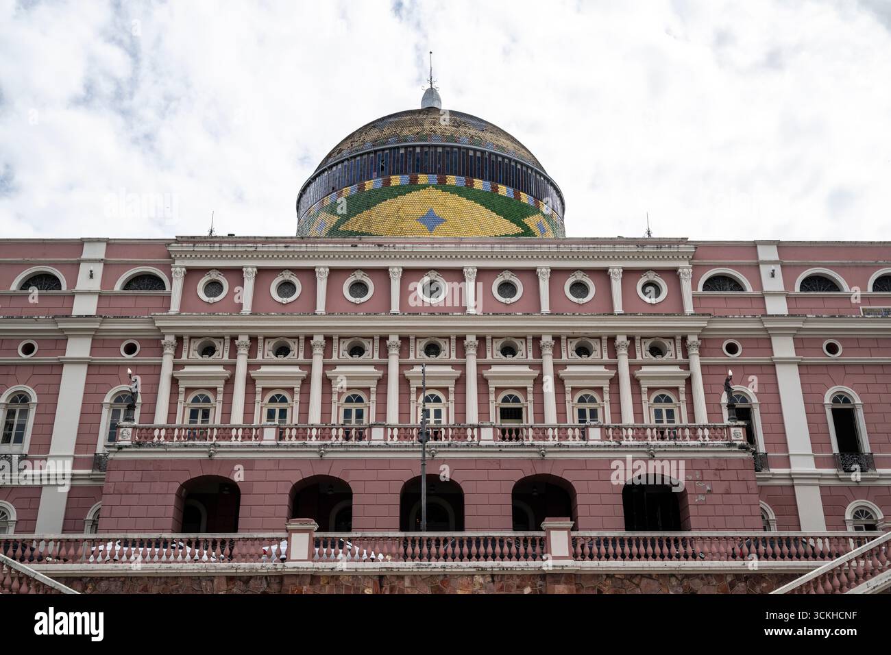 Historisches Amazonas Theater Gebäude in der Innenstadt von Manaus, Amazonas Stockfoto