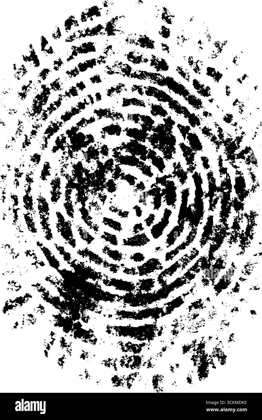 Hypnotisches Schwarzweiß-Fraktalmandala-Design für kreative Projekte. Stock Vektor