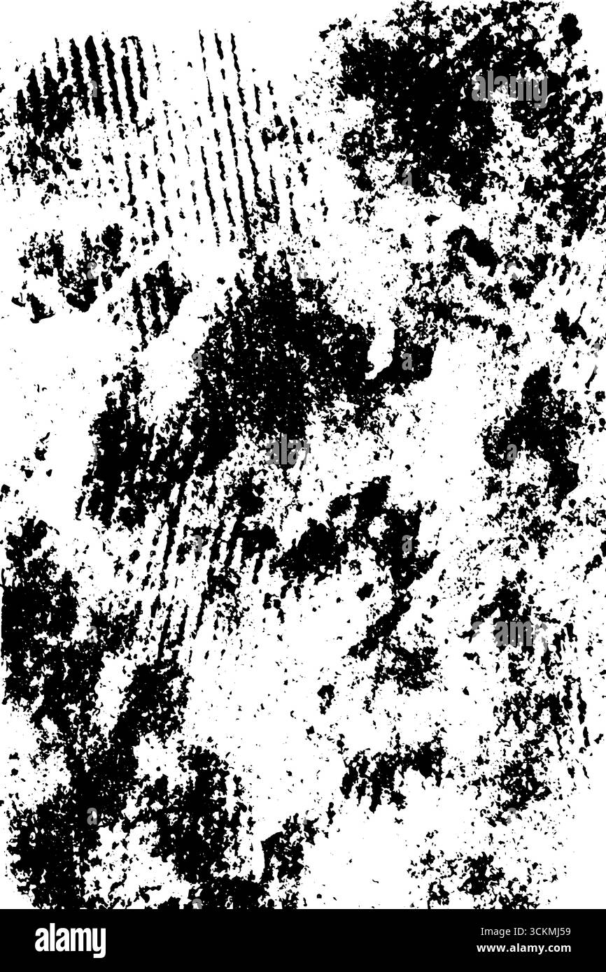 Schwarz-weiße Betonstruktur für Hintergrund und Design. Stock Vektor