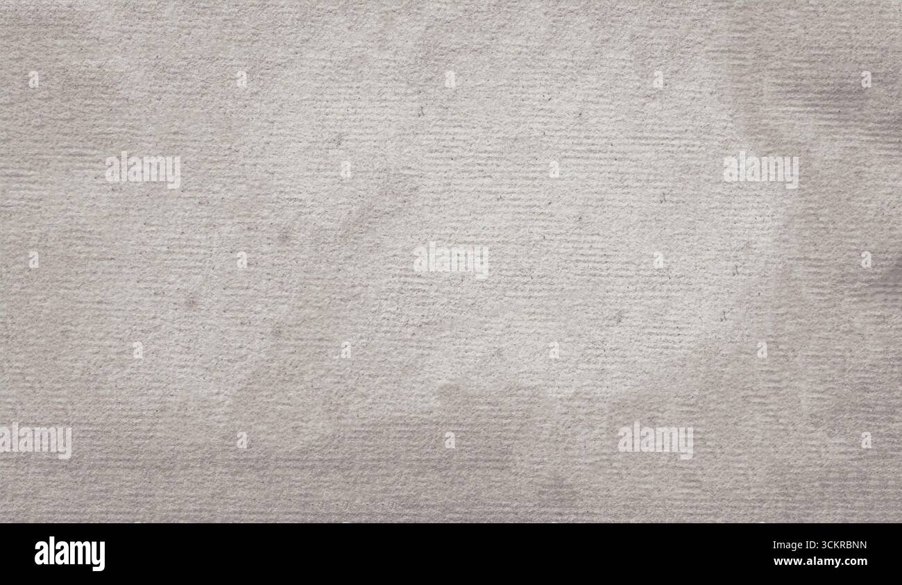 Abstrakter Hintergrund aus grauem Recyclingpapier Stockfoto