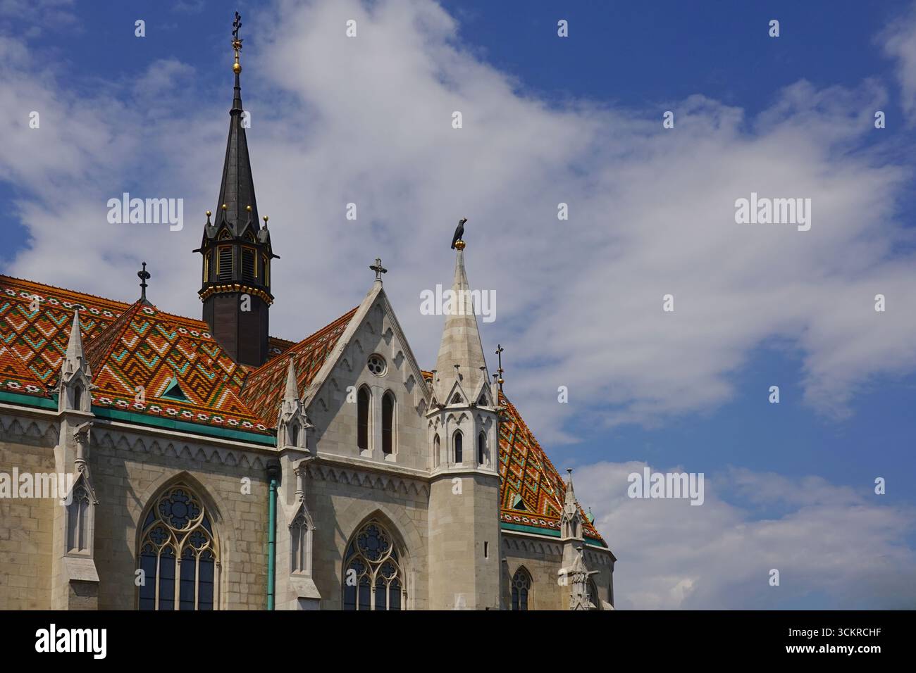 Matthiaskirche, Schlosshügel, Budapest, Ungarn - auch bekannt als Kirche der Himmelfahrt von Buda oder Matyaskirche, ist es eine römisch-katholische Kirche Stockfoto