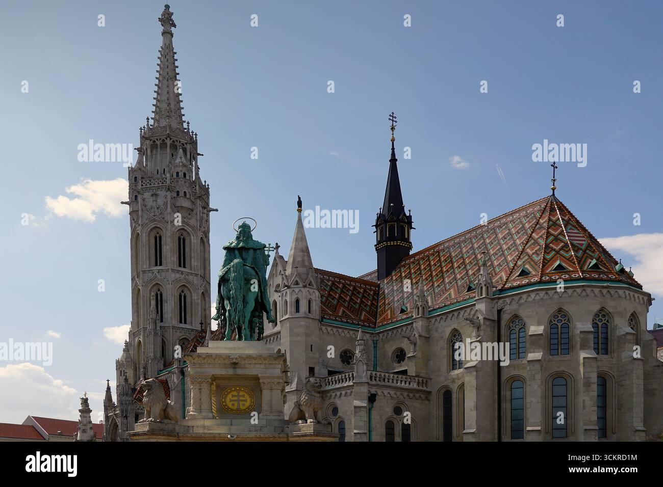 Matthias-Kirche, Schlosshügel, Budapest, Ungarn - auch bekannt als Kirche der Himmelfahrt von Buda oder Matyas-Kirche, eine römisch-katholische Kirche Stockfoto