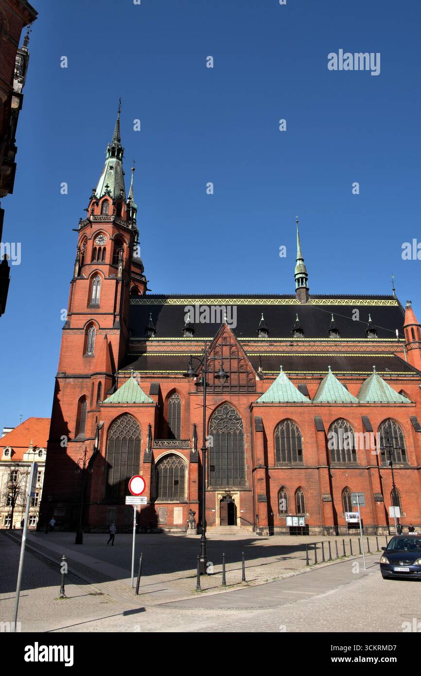 Kathedrale der Heiligen Peter und Paul, Legnica, Schlesien, Polen. Stockfoto