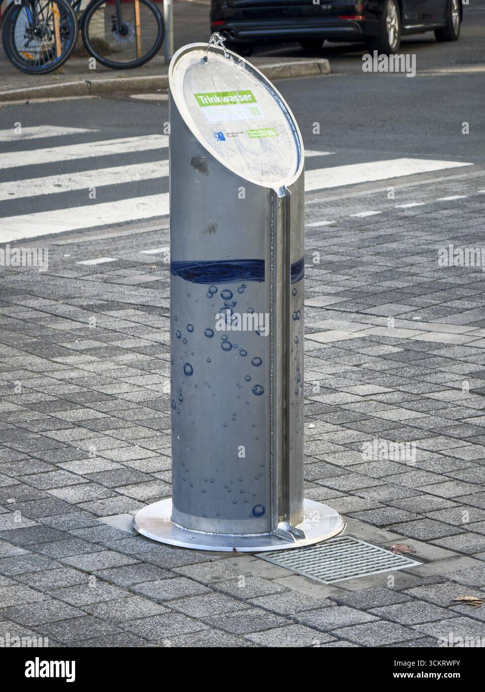 Ein Trinkwasserbrunnen in Düsseldorf Stockfoto