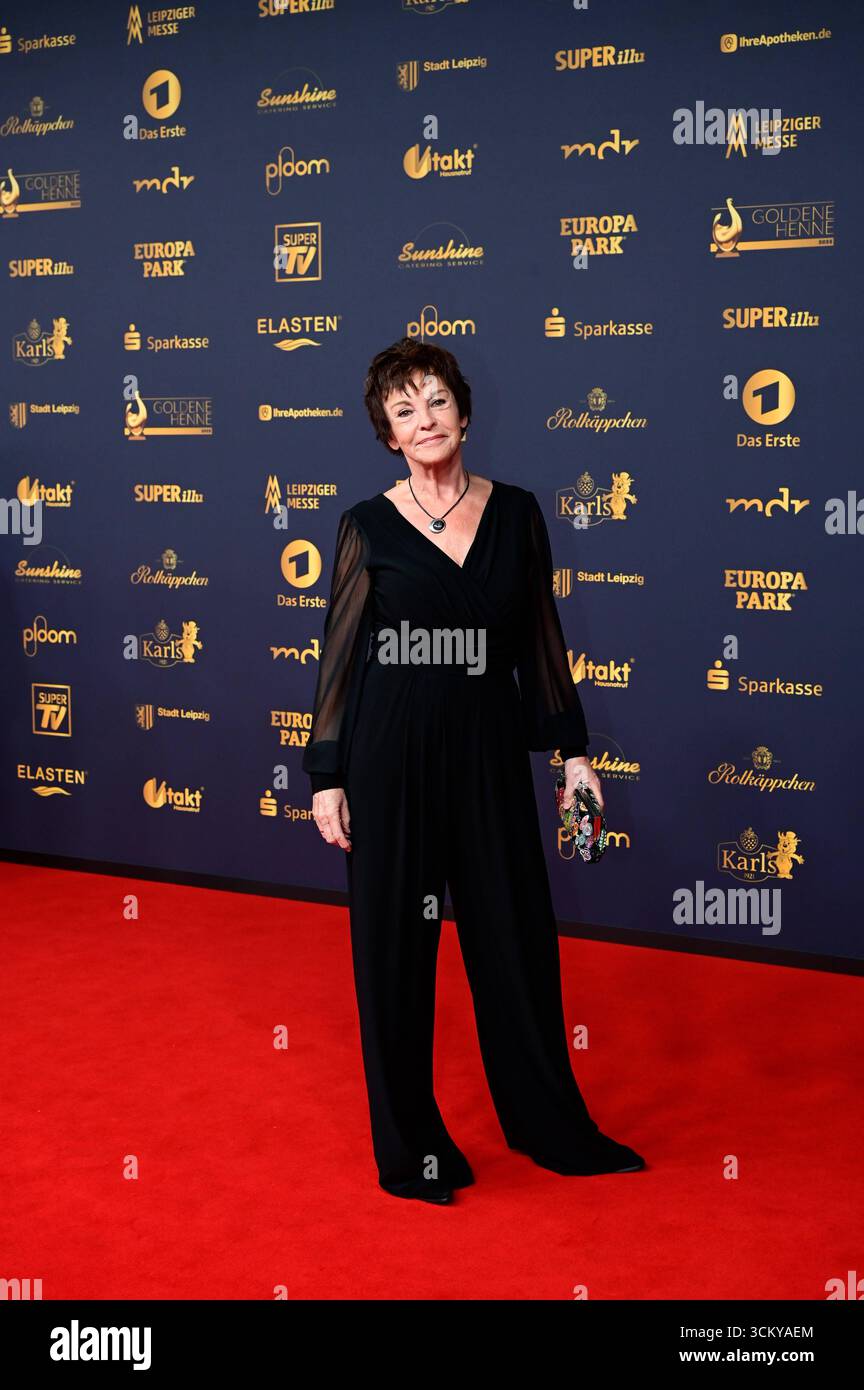 Katrin Sass bei der 31. Verleihung der Goldenen Henne 2025 in HALLE:eins in der Leipziger Messe. Leipzig, 12.09.2025 Sachsen ge *** Katrin Sass bei der 31 Verleihung der Goldenen Henne 2025 in HALLE eins auf der Leipziger Messe Leipzig, 12 09 2025 Sachsen ge Copyright: XMatthiasxWehnertx Stockfoto