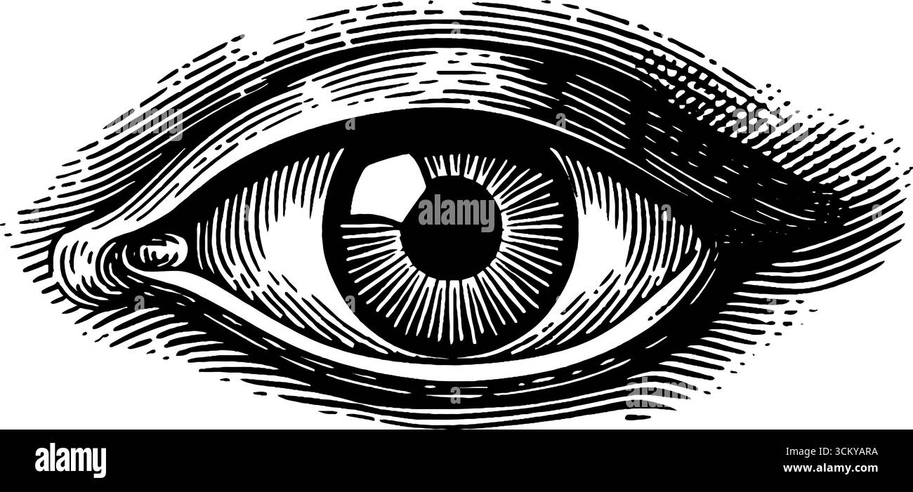 Mystisches Vorhängeschloss-Design mit allen sehenden Augen und strahlenden Strahlen für Sicherheitskonzept. Stock Vektor