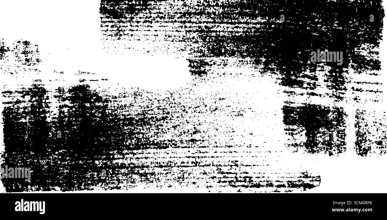 Nahtlose, fein gekörnte Textur mit leichten Tintenstrichen für Design-Overlay. Stock Vektor