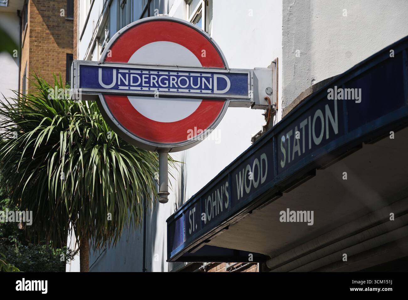 St John's Wood – U-Bahn-Station, St John's Wood, Camden, City of Westminster, Greater London, London, England, Vereinigtes Königreich Stockfoto