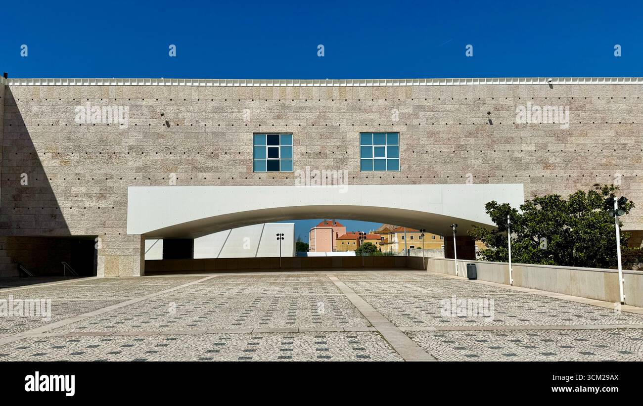 Vorhof Kreuzgang des Belém Cultural Center Lissabon Portugal Stockfoto