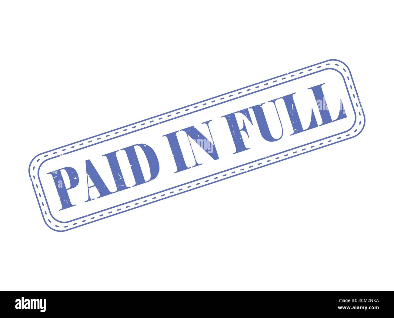 Ein Stempelsiegel aus Vollgummi mit Umriss Stock Vektor