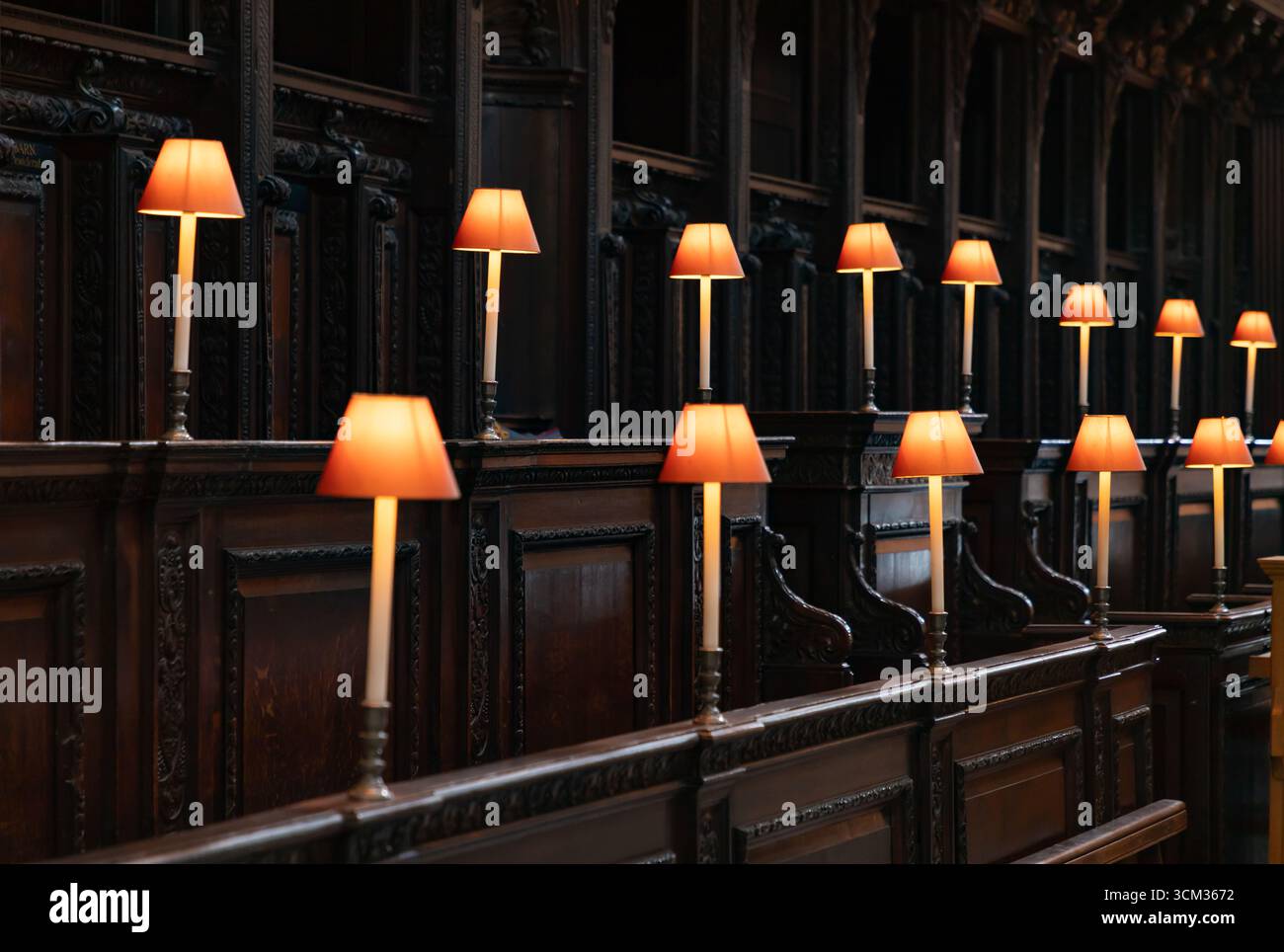 Ein Bild des Quire in der St. Paul's Cathedral in London. Stockfoto