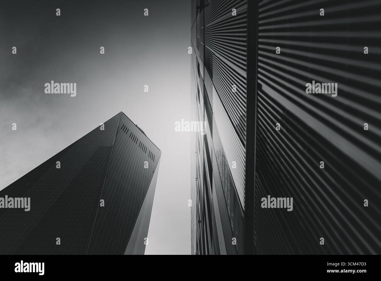 Blick von den Boten des one World Trade Centers Stockfoto