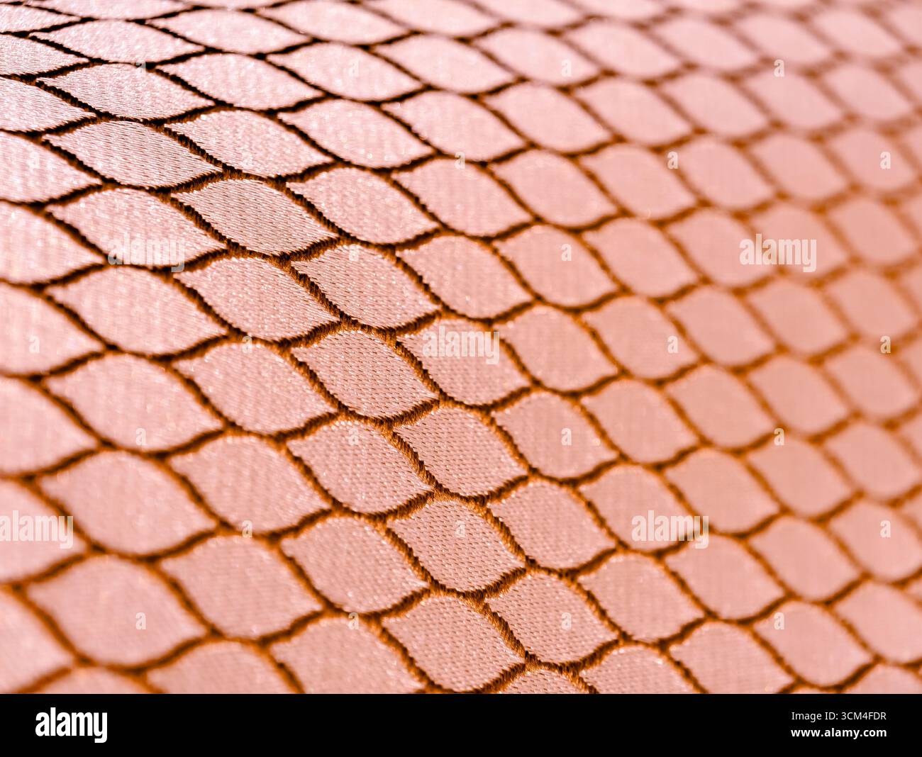 Schöne Stoffstruktur und nahtloses Muster – elegante korallenfarbene Kulisse für Modedesign, Webhintergrund und kreative Marketingmaterialien Stockfoto